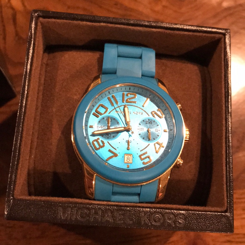 Turquoise Michael Kors watch MK-5891